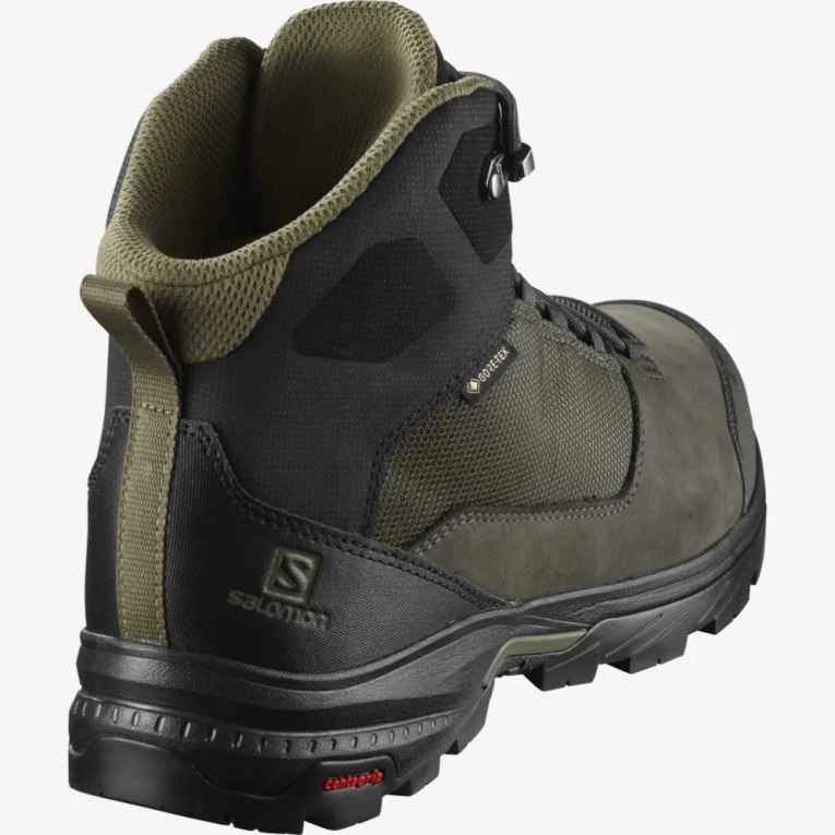 Botas Montaña Salomon Outward GTX Hombre Verde Oliva | MX VLRI358